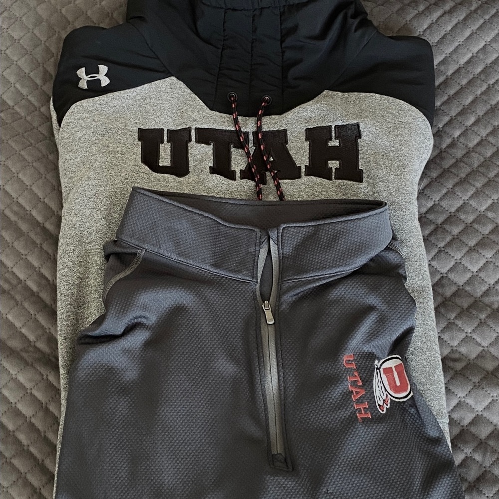 Pair Utah Utes_Under Armour Pullovers